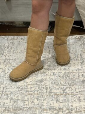 UGG Classic Tall Suede Boots in Chestnut Tan